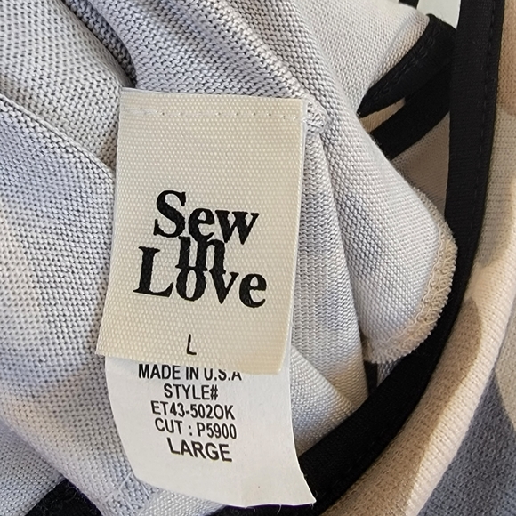 NWT Sew in Love brand unique camouflage tank with attached mask size L - Picture 4 of 8